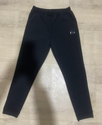 Спортивные штаны женские БАТАЛ (черный) оптом 41283976 01-1