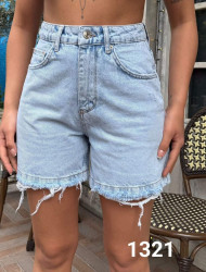 Шорты джинсовые женские WOMAN DENIM оптом 01879342 1321-20