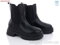 Ботинки, QQ shoes оптом JP28 black