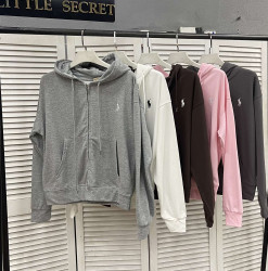 Спортивные кофты женские (графит) оптом 91354280 P5077-270