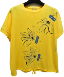 Футболки жіночі БАТАЛ оптом Kiss Me 