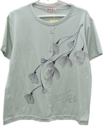 Футболки женские БАТАЛ оптом 72516408 8166-7