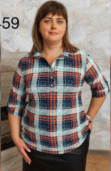 Блузи жіночі БАТАЛ оптом