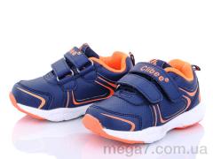 Кроссовки, Clibee оптом F703 d. blue-orange