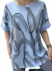 Футболки жіночі БАТАЛ оптом LEVISHA 