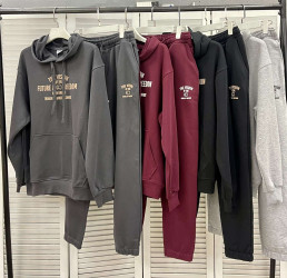 Спортивные костюмы мужские (графит) оптом -- 31084526 500360-5