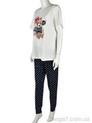 Пижама, Boni-Shop оптом 15510 white