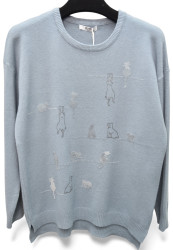 Светри жіночі ПОЛУБАТАЛ оптом Kiss Me