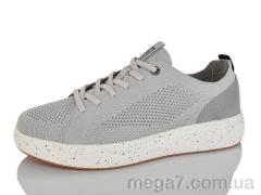 Кроссовки, Restime оптом AML26712 grey