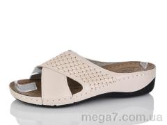 Шлепки, DeMur оптом 3001-1 beige