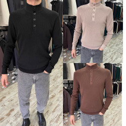 Свитера мужские (бежевый) оптом 56371098 0102-113