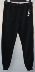 Спортивные штаны мужские на флисе (dark blue) оптом 09342178 308-13