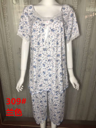 Ночные пижамы женские БАТАЛ оптом 96015327 309-75