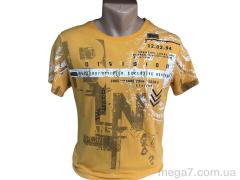 Футболка, TurkishBrend оптом 6007 жовтий