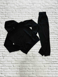 Спортивные костюмы женские (черный) оптом 20758391 F27 115-218
