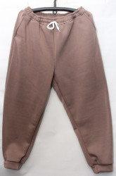 Спортивные штаны женские на флисе БАТАЛ оптом 02413675 02-5