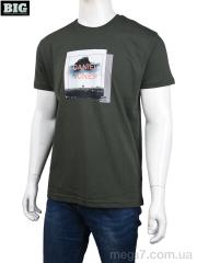 Футболка, BIG оптом 3707-074-1 khaki