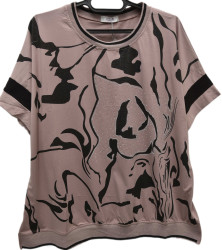 Футболки женские БАТАЛ оптом 93064571 756-112