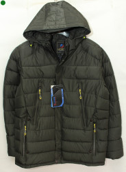 Куртки зимние мужские на флисе (khaki) оптом 06981274 A-11-8