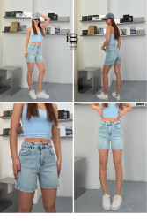 Шорти джинсові жіночі I8DENIM оптом