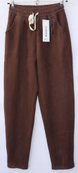 Спортивные штаны женские БАТАЛ на меху оптом 14753986 B670-38