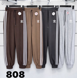 Спортивные штаны (коричневые) женские оптом 94532710 808-214