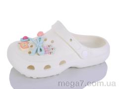 Кроксы, Alimama-Girnaive оптом 8122-2 білий