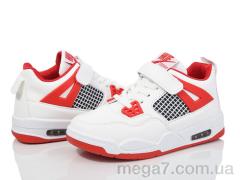 Кроссовки, Ok Shoes оптом 1201 white-red