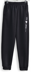 Спортивные штаны подростковые (черный) оптом 56907418 03-86