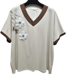 Футболки женские БАТАЛ оптом 54926081 6021-98