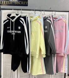 Спортивные костюмы женские (розовый) оптом 30692518 19983-70