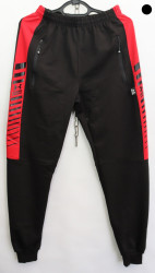 Спортивные штаны мужские (black) оптом 89721436 02-7