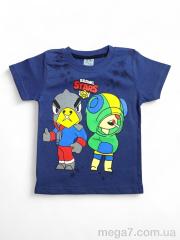 Футболка, Kids-modnik оптом 4084 т.синій