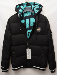 Куртки двусторонние зимние мужские KZXN (black) оптом 12394850 KZ055-15