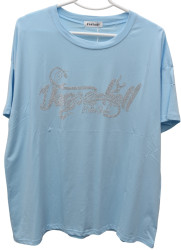 Футболки женские БАТАЛ оптом 79081356 502-45