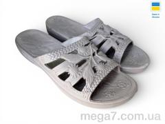 Шлепки, Rai shoes оптом С60 т.бежевий