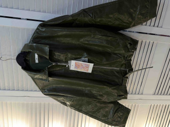 Куртки кожзам женские (хаки) оптом 12840957 256-25