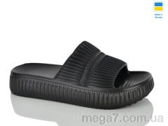 Шлепки, DeMur оптом W679 чорний