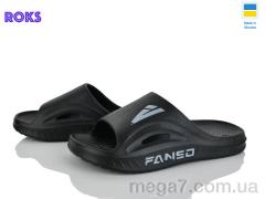 Шлепки, Roks оптом 508-010 чорний