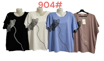 Футболки жіночі БАТАЛ оптом 