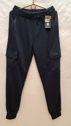 Спортивные штаны мужские (темно-синий) оптом 31529067 7005-1