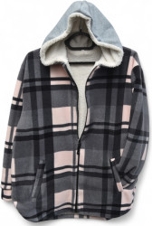 Рубашки женские на меху БАТАЛ оптом 95674832 015-6