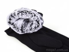 Перчатки, PAIDI оптом 72-4 трикотаж black