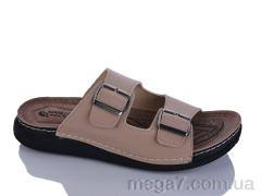 Шлепки, Oscar оптом 01-42 беж к.