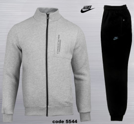 Спортивные костюмы мужские на флисе БАТАЛ оптом 42791683 5544-43