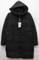Куртки зимние женские YANUFEIZI (черный) оптом 36028514 222-12