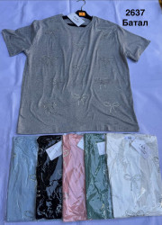 Футболки женские БАТАЛ оптом 10568427 2637-8