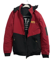 Куртки двухсторонние мужские KADENGQI red\black) оптом 84970526 EM23003 -61