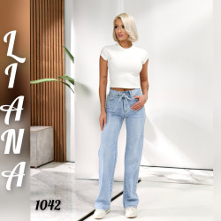 Джинсы ТРУБЫ женские оптом 34805612 1042-6