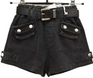 Шорты джинсовые детские оптом 52179368 7159-497